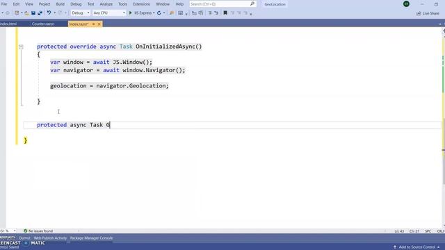 GPS tracking in Blazor Web Assembly Application EP-17 смотреть онлайн