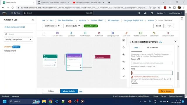 How to Add Button with Slots in Lex V2 Bot смотреть онлайн