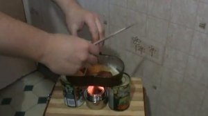 Тест спиртовой горелки фирмы Tatonka