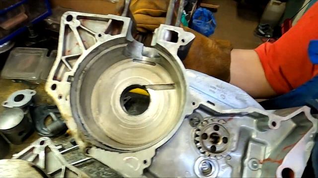 Дефектовка мотора Ява 638 или как кололся "крепкий орешек" ч.2 (Jawa 638) смотреть онлайн