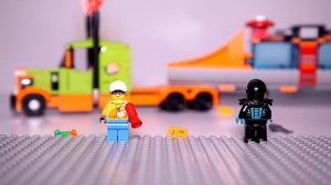 Lego City Stuntz 60294 Stunt Show Truck Speed Build with Stunts