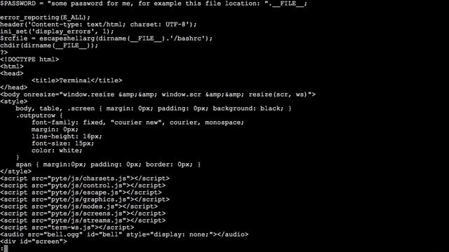 Demonstration of how terminal emulator using websocket works смотреть онлайн