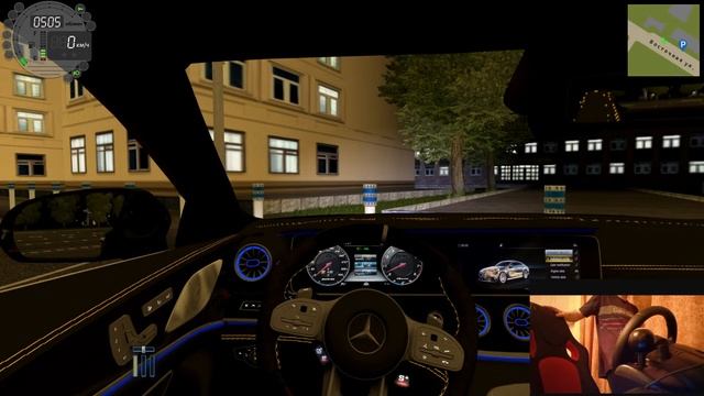 City Car Driving - 2021 Mercedes Benz GT63S AMG - Таксуем смотреть онлайн