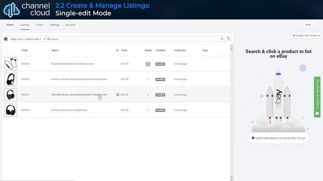 Codisto Channel Cloud Tutorial Series 2.2 Create & Mange Listings: Single-edit Mode смотреть онлайн