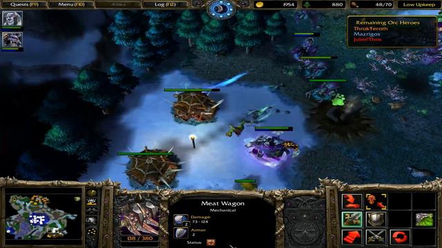 [Warcraft 3 Reign of Chaos] - Undead 06 - Blackrock & Roll, Too! - Hard смотреть онлайн