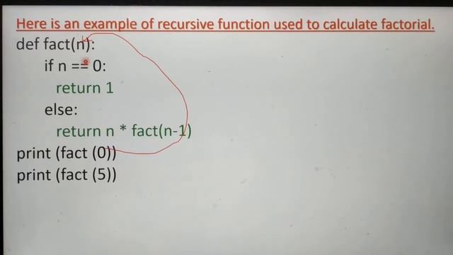 Python Recursive Functions with example, Part 9, in tamil, Chapter 7, Unit 2, A. Jaya Mabel Rani/A смотреть онлайн