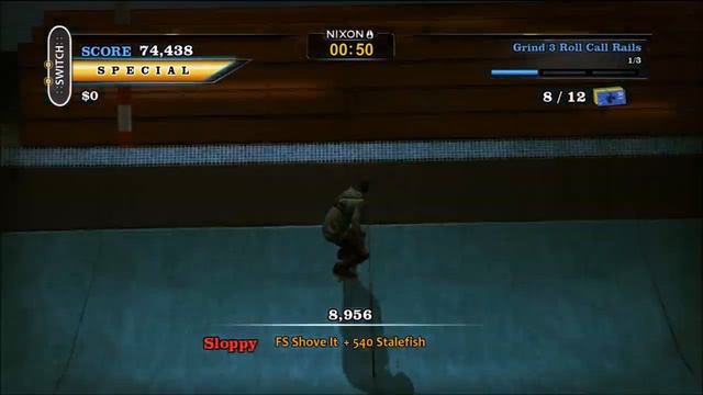 Tony Hawks Pro Skater HD School 2 - Secret Area - Gym/ Pool Area tutorial in Single Player смотреть онлайн