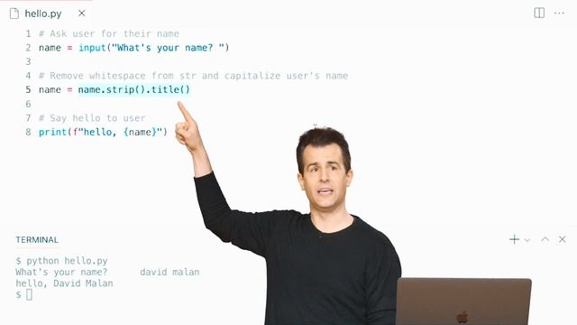 Переменные и функции. cs50p Основы программирования на Python. Лекция 0. смотреть онлайн