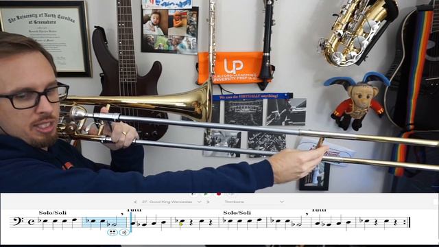 Trombone Good King Wenceslas Tradition of Excellence Book 1 Tutorial смотреть онлайн