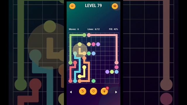 Connect the dots - Line puzzle game Expert level 79 #shorts смотреть онлайн