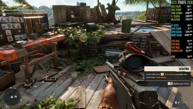 Far Cry 6 - GTX 750 Ti 2GB - i7 4770 - Best Setting - 1080p смотреть онлайн