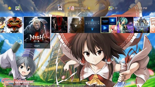Touhou Genso Wanderer Special Theme PS4 смотреть онлайн