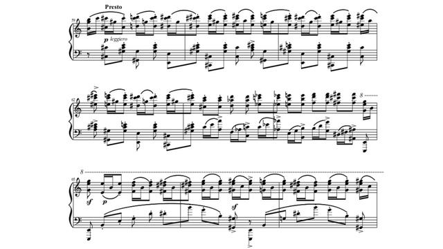 Rachmaninoff - Étude-Tableau op.39 no.6 "Little Red Riding Hood" Sheet Music смотреть онлайн
