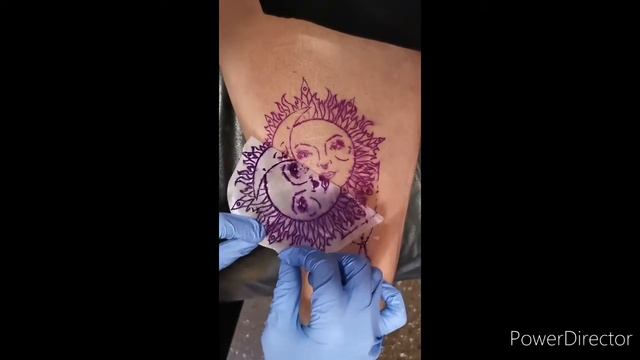 TATTOO SOL Y LUNA CON DETALLE CADENA смотреть онлайн