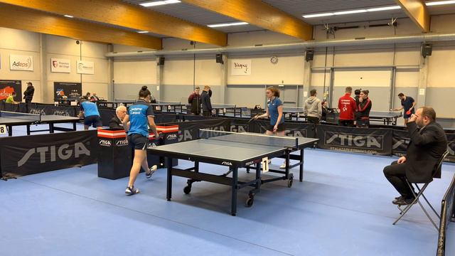 Tennis de Table ·Championnat provincial de Liège· Finale dames B - CEULEMANS (B6) vs DURELLO (B2) смотреть онлайн