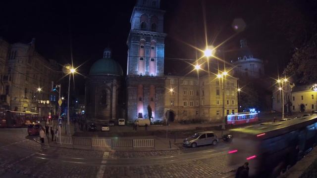 Time Lapse video Xiaomi MIJIA 4K Small Action Camera - Ночной город 4K смотреть онлайн