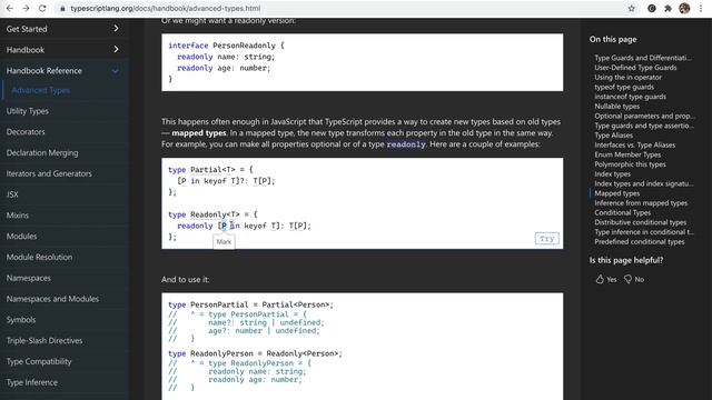 TypeScript Deep Dive - Index Types / Mapped Types | JSer - Front-End Interview questions смотреть онлайн