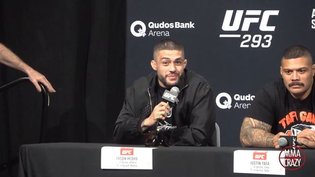 Anton Turkalj to Tyson Pedro “You’re going to taste pleasure” at UFC 293 смотреть онлайн