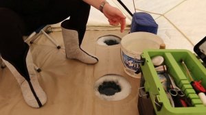 Зимняя рыбалка с комфортом в палатке Снегирь 3T long. Рыбы не было, но клево было!