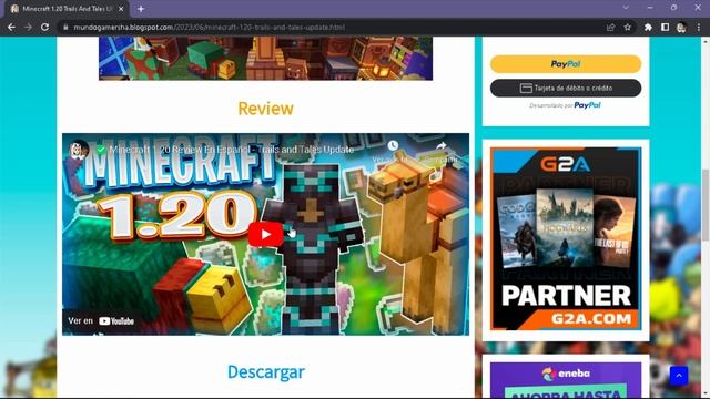 ? D3SC4RGA MINECRAFT BEDROCK 1.20.0 con INICIO de SESIÓN! ÚLTIMA VERSIÓN 2023 смотреть онлайн