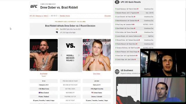 Эмоции после просмотра турнира UFC 263 смотреть онлайн