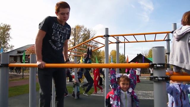 Открытие спортплощадки в Затоне смотреть онлайн