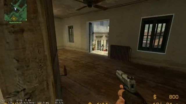 de_inferno bug - apartments invisible wall (9/01/2010 beta update) смотреть онлайн