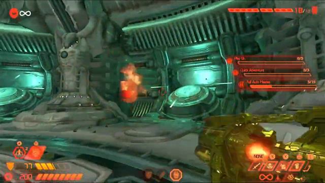 Practicing combos in Urdak - Doom Eternal Nintendo Switch gameplay смотреть онлайн