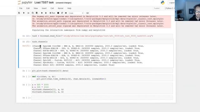 Quality Coding: Python reading and plotting Acknowledge data with bioread смотреть онлайн