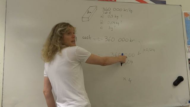 How much does 3g of gold cost if 1 kg costs 360 000 kr ? смотреть онлайн