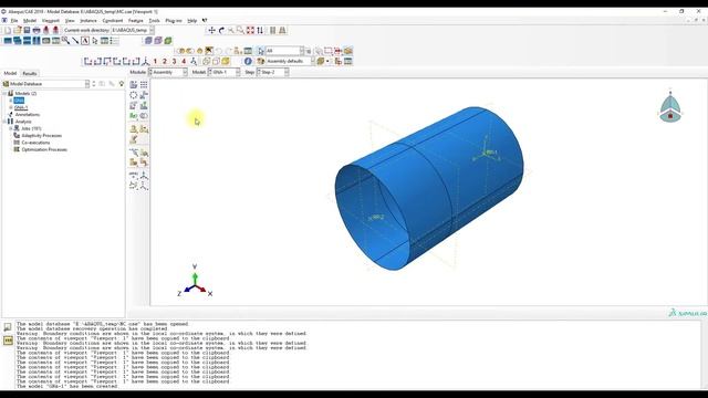 ABAQUS-Python Tutorial: MONTE-CARLO SIMULATION: CYLINDER BUCKLING WITH GEOMETRIC IMPERFECTIONS смотреть онлайн