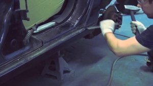 Замена порога | Opel Astra