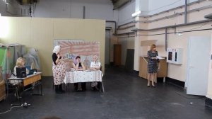 Сценка на 23 Февраля "Три девицы под окном"