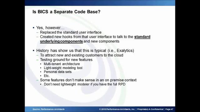 Oracle’s Business Intelligence Cloud Service (BICS) Overview Webinar Snippet смотреть онлайн