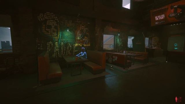 Cyberpunk 2077 Tour - El Pinche Pollo Bar (Rain) смотреть онлайн