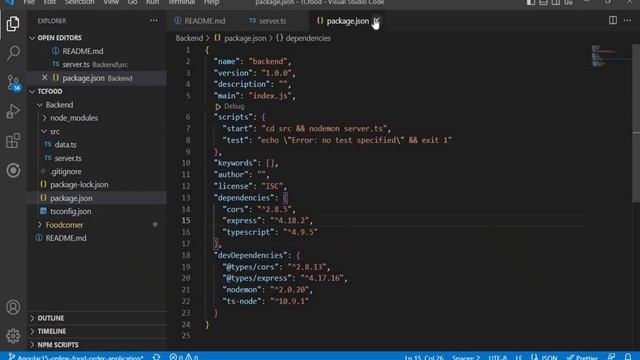 Angular 15 food order project, Backend setup and make API, build Restful API using Nodejs| Express смотреть онлайн