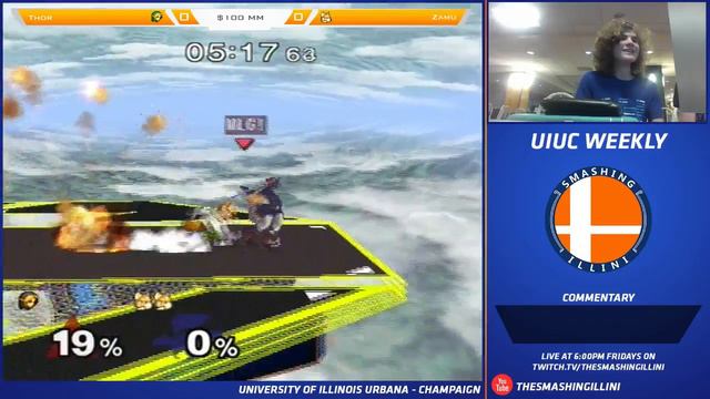 Thor vs. Zamu - MM Pt. 3 [Smashing Illini Melee Weekly 10/28/16] смотреть онлайн