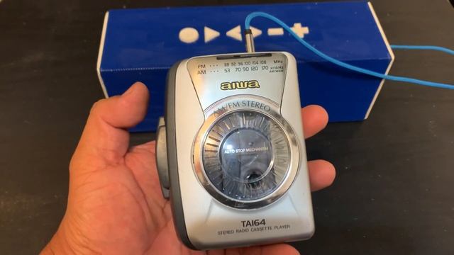 AIWA HS-TA164 Walkman. Belts Replaced