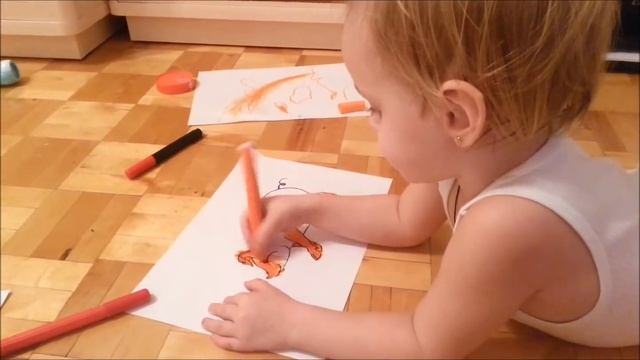 Вероничка рисует 2 года. смотреть онлайн