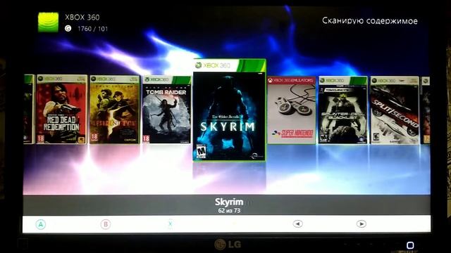 Работоспособность xbox 360 Freeboot. Видио для Авито. смотреть онлайн