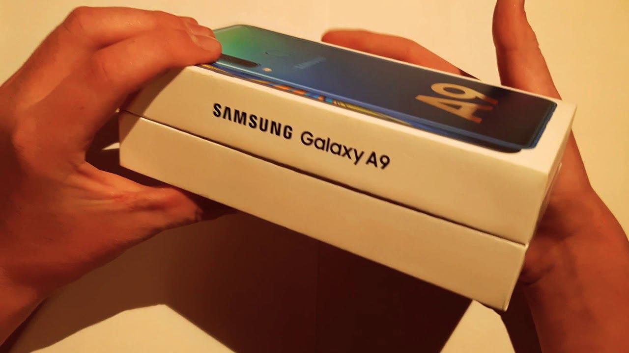 Распаковка Samsung Galaxy A9 смотреть онлайн