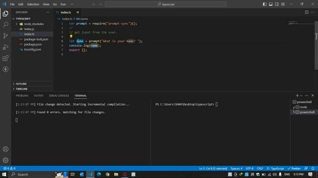 Prompt Sync Library | How to install prompt-sync in TypeScript / JavaScript смотреть онлайн