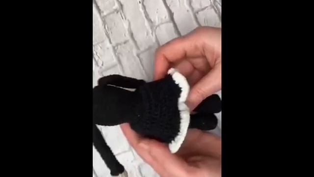 МК куколка Уэнсдэй (Семейка Адамс) часть 3 смотреть онлайн