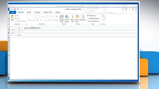 How to add the BCC field for messages in Microsoft® Outlook 2013 смотреть онлайн