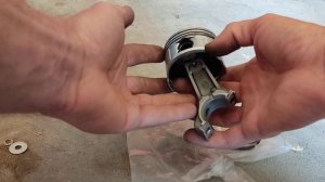 Установка поршневых колец 168f