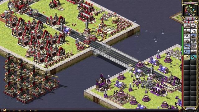 Red Alert 2 - Flak cannon air defense! - 1v7 BRUTAL AI смотреть онлайн