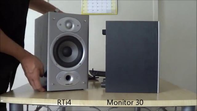 Polk Audio Monitor 30 and RTi4 Bookshelf Speakers Comparison смотреть онлайн