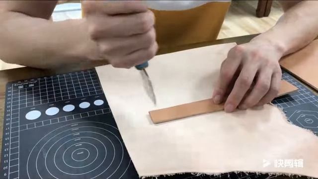 Шорный нож LeatherCraft прямой 36 мм