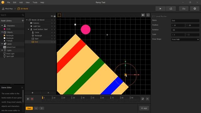 Buildbox: Continuous Gameplay by Use Start Point and End Point смотреть онлайн