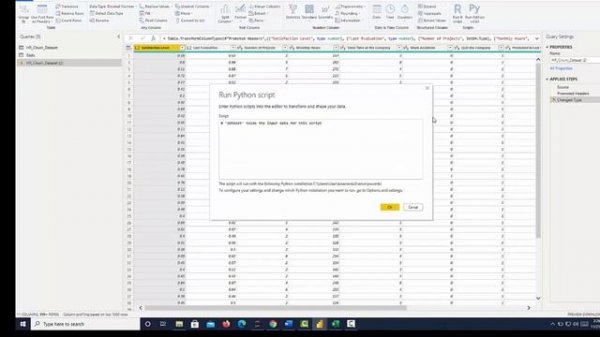 Statistics and Correlation Tables in Power BI with Python